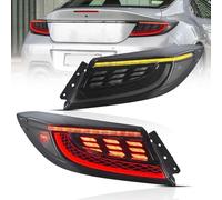 JsjjQf Feu Arrière de voiture pour Toyota GR86/Subaru BRZ 2nd Gen ZN8/ZD8 2021 2022 2023 2024,Feu De Stop Clignotant Lampe Lampe de Pare-chocs Feu Arrière LED De Remplacement,Smoked-normal