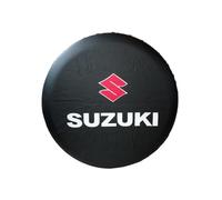 JsjjQf Housse Roue Secours pour Suzuki Grand Vitara 4-Door 2007-2017,Housse de Pneu de Couverture Roue Protection Housse Antipoussière Pneus Accessoires,15in