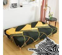 JSKK Housse Canapé Clic Clac Élastique Sans Accoudoir Universelle - Protecteur 3/2/1 Places - Banquette Couverture du Salon