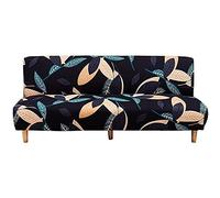 JSKK Housse/Couverture de Canape Lit Clic Clac 140x190 Matelassee Housse de Canapé sans Bras Extensible Grise Housse Clic Clac sans Bras/Housse pour Canapé sans Accoudoirs 3/2/1 Place