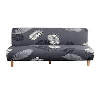 JSKK Housse de Clic Clac Couverture de Canapé sans Bras 3/2/1 Places Housse de Canapé Extensible Lit sans Accoudoirs Housse Clic Clac Matelassée Bz Housse pour Canapé Banquette