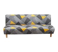 JSKK Housse de Clic Clac Couverture de Canapé sans Bras 3/2/1 Places Housse de Canapé Extensible Lit sans Accoudoirs Housse Clic Clac Matelassée Bz Housse pour Canapé Banquette