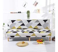 JSKK sans Bras Housse De Clic Clac Canapé-lit 3/2/1 Places Housse De Canapé Canapé-lit Extensible sans Accoudoirs Housse Clic Clac Matelassée Bz Couverture De Canapé pour Banquette