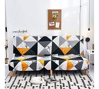 JSKK sans Bras Housse De Clic Clac Canapé-lit 3/2/1 Places Housse De Canapé Canapé-lit Extensible sans Accoudoirs Housse Clic Clac Matelassée Bz Couverture De Canapé pour Banquette