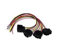 JSLER Connecteur de Bobine d'allumage, Prise de Faisceau, Queue de Cochon for EOS, Golf, Audi A3 A4 A4, Quattro A6 A6, Quattro Q7 1J0973724,2011340,8K0973724 (Color : 6 PCS)