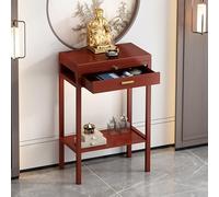 JSLJDM Armoire d'autel Bouddhiste avec Rangement,Table D'Autel De MéDitation,Armoire D'Autel,Bouddhiste De DéTente,Cabinet Personal Shrine,Chinese Cabinet Pedestal Offering Mahogany Color 50x30x101cm