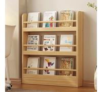 JSLXNDM Bibliothèque étroite derrière la Porte 3 à 6 étages étagère Murale pour Livres Conception compacte, idéale pour Les Chambres, Les Salons et Autres espaces similaires 3F 60CM