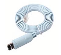 JSM FITNESS Câble de console USB vers RJ-45 pour la configuration des routeurs, des commutateurs et des points d'accès dans les salles de serveurs et les centres de données - longueur 1,8 m