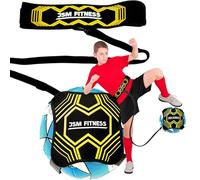 JSM FITNESS Ceinture d'entrainement Football Enfant avec Ballon - Football Kick Entraîneur Solo - Ceinture Foot Ballon Entrainement Foot Réglable