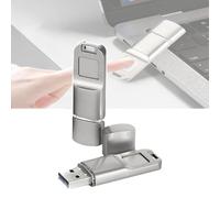 JSMDLN Clé USB 3.0 Haute Vitesse, 16-256 Go, pour Le Stockage De Données,Jusqu'à 10 Empreintes Digitales,pour Windows/Mac Os/Android 6.0 Et Versions Ultérieures,Chiffrement De Partition 64GB