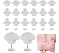 JSMTKJ 20PCS Attaches de Couette, Pinces à Couette, Gris Clips de Housse de Couette, Pince Couette Clip de Fixation Housse de Couette pour Fixer la Housse de Couette du Matelas