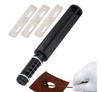 Jsnwernb Cutter pour Lanières en Cuir,Outils D'Artisanat Rotatifs Et Réglables | Cutter pour Lacets et Cordes en Cuir - pour Débutants et, Fabrication de Ceintures, Bijoux, Sacs, Réparation