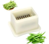 Jsnwernb Découpeur De Haricots Verts | Trancheuse Effilocheuse pour Haricots Verts,Outil Multifonction Préparation Repas Légumes Maison Cuisine Extérieur Pique-nique