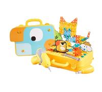 Jsnwernb Établi pour | Jouet éducatif réaliste pour Le Plaisir et Les Loisirs | Établi de Jeu avec Accessoires, pour mécaniciens, Jeu de rôle, véhicules de Jardin, Famille, Social, Maison