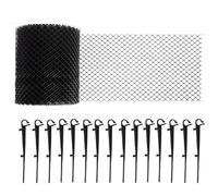 Jsnwernb Filet Maille pour Fossés de Drainage | Filet de Protection Anti-Obstruction Robuste - Barrière Couverture Maille Piège À Feuilles,Pour jardin, cour, terrasse, balcon, pelouse et