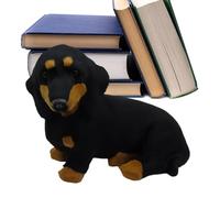 Jsnwernb Jouet en peluche réaliste pour chien - Doux réaliste amusant décoration de la maison - Figures de teckel farci - Pour petite amie hommes femmes filles enfant adolescent