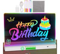 Jsnwernb Tableau De Dessin LED Pour,Stylo Lumineux 1200mAh - Tableau Message Acrylique,Pour Garçons Filles Maternelle École Salle de Jeu Camp d'Été Activité de Groupe