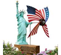 Jsnwernb Tourne-Vent - 250e Statue Commémorative Tout Temps,Moulins à Vent de Jardin et décoration de Jardin | pour Maison, Chambre, Salon, école, pelouse, fête,
