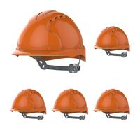 JSP Casque Evo®2 ventilé, glissière, Orange (AJF030-000-800) (Lot de 5)