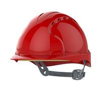 JSP Casque Evo®2 ventilé, glissière, Rouge (AJF030-000-600)