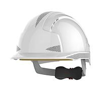 JSP CCasque EVOLite® réflectif CR2 Gris - ventilé - crémaillère - Blanc (AJB170-400-100)