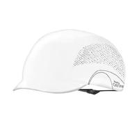 JSP Casquette de sécurité Hardcap Aerolite 60° Micro visière - 2.5cm Blanc - Protection EPI