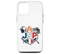 JSP Ecusson Technique - Casque Camion Flamme Tricolore Coque pour iPhone 12/12 Pro