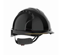 JSP JSP Casque de protection EVO3, fermeture à vis, EN 397, noir Quantité:1