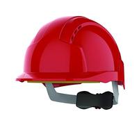 JSP Evolite Casque de Roue à cliquet, ventilé, Rouge (AJB170-000-600)