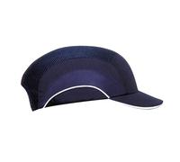 JSP HARDCAP A1+ Casquette légère - Visière 5 cm - Noir - Ventilée - Anti-heurt & Coque sécurité en 812 - pour logistique, Industrie, ingénierie & Maintenance - en 812