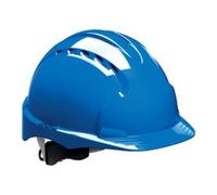 JSP JSP Casque de protection EVO3 avec fermeture à vis, EN 397, bleu Quantité:1
