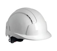 JSP JSP Casque de protection EVOLite avec fermeture à vis, blanc Quantité:1