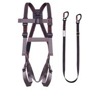 JSP PIONEER IPAF Kit de Positionnement - Noir - Taille Unique - Sécurité en Hauteur - Harnais et Baudrier Sécurité pour Toiture, Échafaudage, Plateformes et Maintenance - EN 361 & EN 358