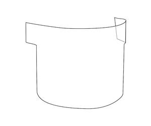 JSP PowerCap Infinity PAPR Peel Off Protecteur de visière (CAU180-000-000)
