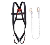 JSP SPARTAN Kit de Retenue - Noir - Taille Unique - Sécurité en Hauteur - Harnais Antichute et Baudrier Sécurité pour Échafaudage, Toiture, Plateformes et Maintenance - EN 361 & EN 354