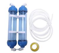 Jsrnqert Lot de 2 filtres à eau T33 - Boîtier DIY T33 - Coque filtrante - Bouteille filtrante - 4 pièces - Robinetterie - Filtre à eau pour système d'osmose inverse