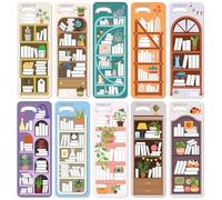 JSRQT 30 Pièces Bookmark Marque-pages Double Face Marqueur Page Liste de Lecture Cartes de Bibliothèque Créatif pour Amateurs de Livres Suivi Étudiants Adulte Cadeaux Personnalisé Marque Fournitures