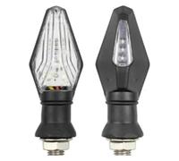 JSRVQKMS moto clignotants phare 12 V 10 Mm Moto Clignotant Indicateur Lampe Clignotants LED Signaux Indicateurs Feux Signal Virage