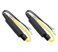JSRVQKMS moto clignotants phare 12 V Moto Clignotant Témoin Lumineux Clignotants Résistance Adaptateur Lumières Indicateurs Feux Signal Virage(2 Pcs)