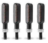 JSRVQKMS moto clignotants phare Moto Clignotants Feux Clignotant Éclairage 12 V 8 Mm Signaux Feu De Virage Ampoules(6Light -4 Pcs)