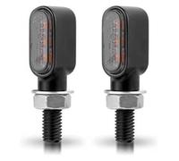 JSRVQKMS moto clignotants phare Moto Clignotants Feux Clignotant Éclairage 12 V 8 Mm Signaux Feu De Virage Ampoules(3Light -2 Pcs)