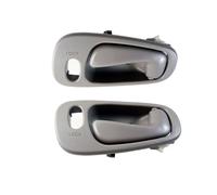 JSRVQKMS Poigner de Porte Poignée De Porte Intérieure Grise Gauche Ou Droite avec Trou Verrouillage pour Toyota pour Corolla 1998 - 2002(Gray LH and RH 2pcs)