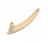 JSRVQKMS Poigner de Porte pour BMW E70 X5 E71 E72 X6 SAV Voiture Panneau De Porte Intérieure Poignée Revêtement D'habillage Accessoires(Beige(One The Right))