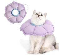 JSTHHTT Colerette Chat Anti Léchage,Collier de Récupération Adjustable et Imperméable pour Chat, Collier de Sécurité Anti-Morsure Léchage pour Cicatrisation, Doux et Confortable