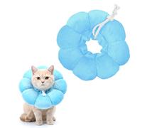 JSTHHTT Colerette Chat Anti Léchage,Collier de Récupération Adjustable pour Chat, Collier de Sécurité Anti-Morsure Léchage pour Cicatrisation, Fleurs Mignonnantes