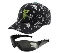 JSTHHTT Dinosaur Casquette De Baseball DéContractéE éTé Chapeux RéGlable, Casquette Enfant GarçOn Fille, UV Protection, Chapeau De Soleil, Lunettes De Soleil Uv Protection, Pour Les Sports D'ExtéRieur