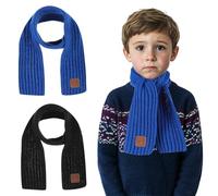 JSTHHTT Écharpe Enfant Unisexe, Écharpe pour Enfants, Hiver chaud Écharpes, Autumn Hiver Tricoté Écharpe, Échape Classique