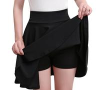 JSTHHTT RéTro Jupe Basique Elastique Short, Mini Jupe PlisséE, Jupes en Tweed Taille Haute, Longueur De La Jupe 45cm, Jupe PlisséE Courte pour Femmes Filles