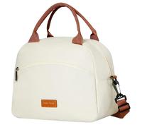 JSTHHTT Sac Isotherme Repas 9.5L, Pliable Sac Lunch Box Isotherme Fordable, Sacs Glaciere ImperméAble en Feuille D'Aluminium pour Femmes, Hommes, Enfants, École e Bureau