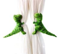 Jstoo Rideau Cravate Corde Bande Dessinée Créative Grand Dinosaure Dessin Animé Rideau Boucle Mignon Rideau Sangle Enfants Chambre Décoration-Paire De Bouton De Rideau-Dinosaure